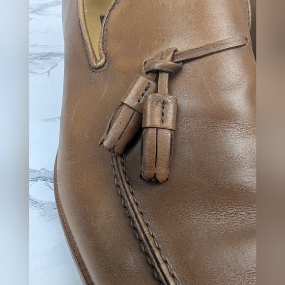 Johnston & Murphy Brown Leather Loafers main image 4